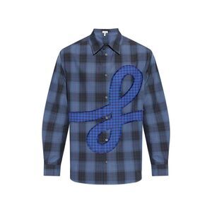 Loewe Men Checked Cotton Shirt